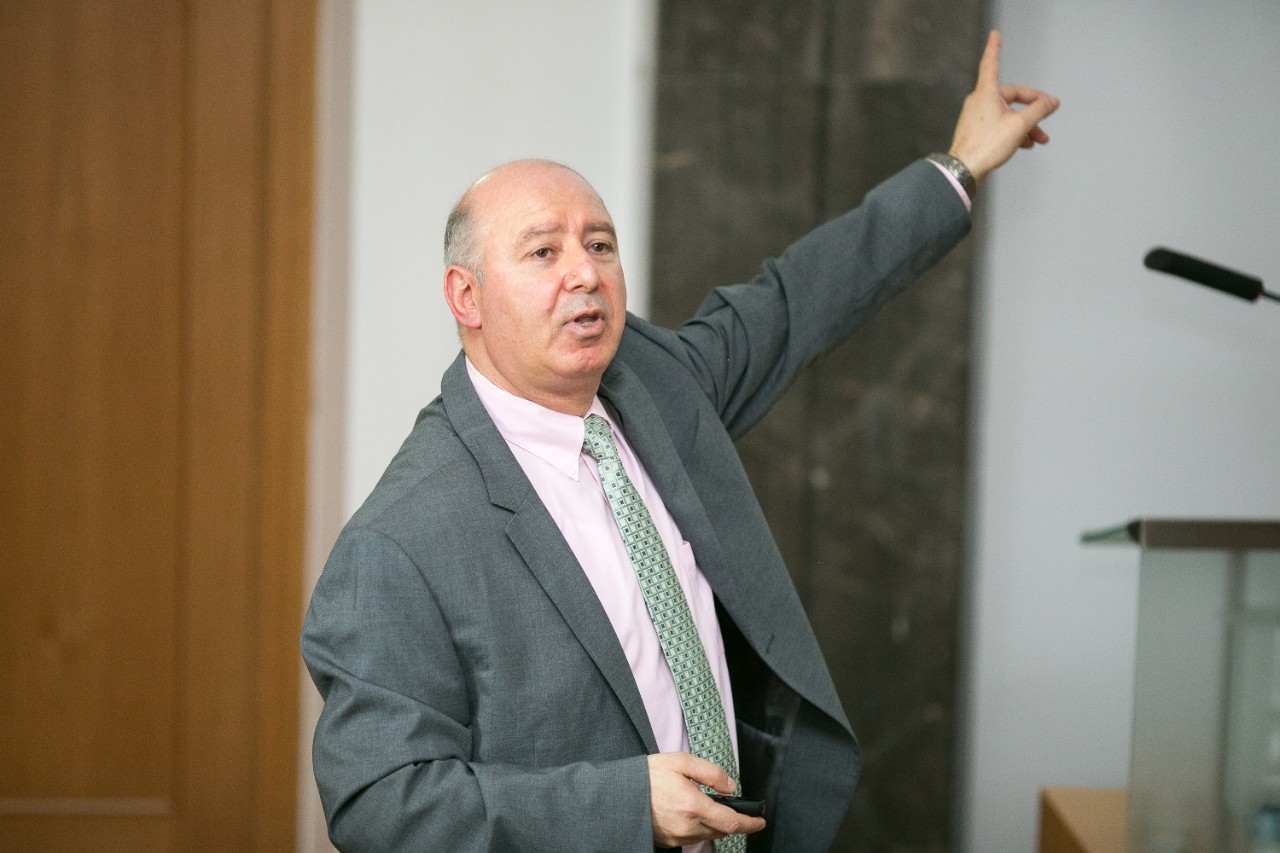 Image of Dr. Dion teaching in a classroom