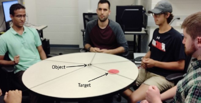 Group of students sitting around a table
