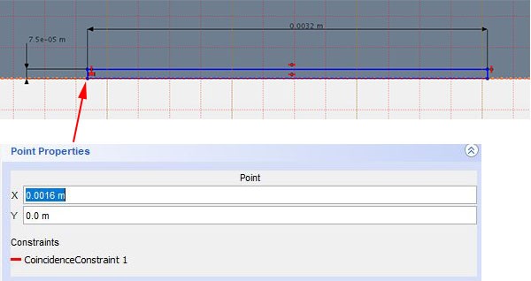 Draw a new rectangle and set the coordinate of one point