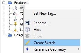 Program showing how to create a new sketch