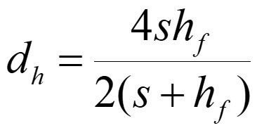 Hydraulic diameter equation 