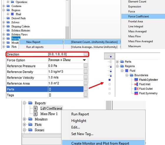 Setting up the lift coefficient plot