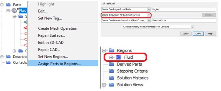 Creating simulation region