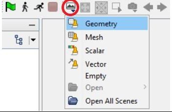 Create a geometry scene