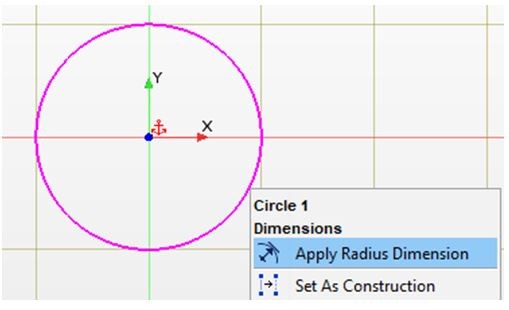Apply length dimension